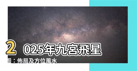 九星圖|2025年九宮飛星圖及風水方位吉兇與化解